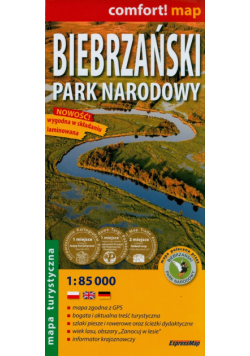 Biebrzański Park Narodowy Mapa turystyczna  1:85 000