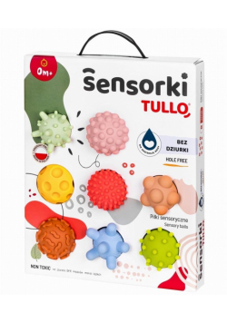 Piłeczki sensoryczne sensorki bez dziurki 8szt