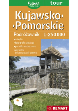 Kujawsko-pomorskie podróżownik mapa samochodowa