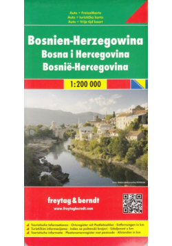 Bośnia i Hercegowina mapa 1:200 000 Freytag & Berndt