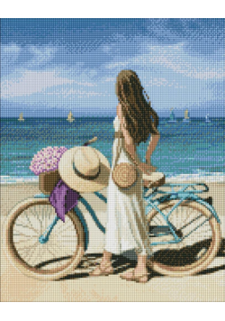 Diamentowa mozaika - Wybrzeże morskie 40x50cm