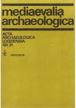 Mediaevalia archaeologica