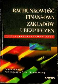 Rachunkowość finansowa zakładów ubezpieczeń
