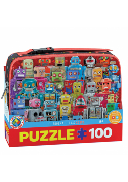 Puzzle 100 z lunch box  Robots 9100-5827
