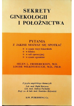 Sekrety ginekologii i położnictwa