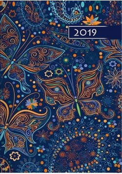 Kalendarz 2019 B6 Kolorowy motyle
