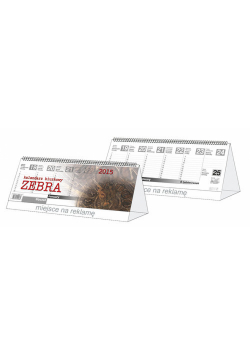 Kalendarz biurkowy Zebra 2015