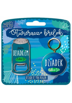 Zestaw magnes + brelok Dziadek
