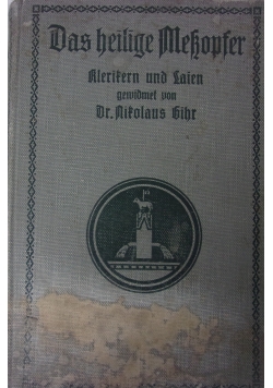 Das heilige Mlekopfer, 1912 r.