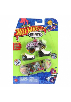 Hot Wheels Skate Deskorolka + buty + auto HVK46