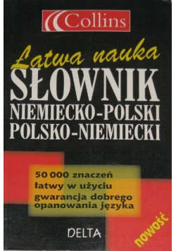 Łatwa nauka słownik niemiecko - polski polsko - niemiecki