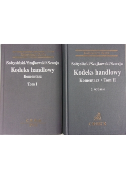 Kodeks handlowy komentarz ,Tom I,II