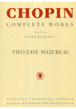 Chopin Dwa łatwe mazurki