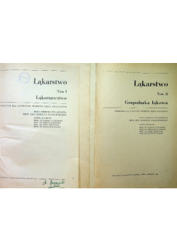Łąkarstwo Tom I i II