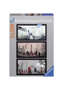 Puzzle Trzy miasta 3X500