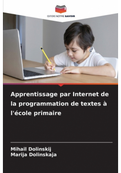 Apprentissage par Internet de la programmation de textes à l'école primaire