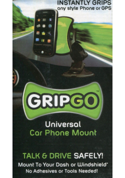 Samochodowy uchwyt na komórkę / nawigację Grip Go