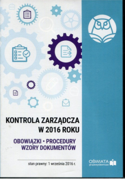 Kontrola zarządcza w 2016 roku