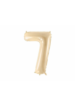 Balon foliowy 7 beż 72cm