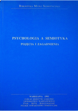 Psychologia a semiotyka pojęcia zagadnienia