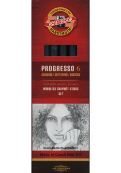 Ołówki grafitowe Progresso 6 sztuk