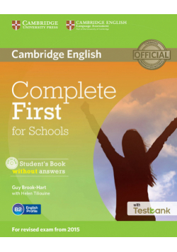 Complete First for Schools Student's Book without answers + Testbank + CD
