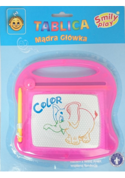 Tablica Mądra główka Znikopis różowa
