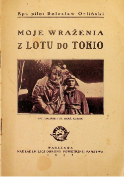 Moje wrażenia z lotu do Tokio, 1927 r.