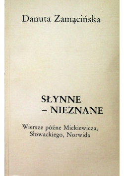 Słynne - nieznane
