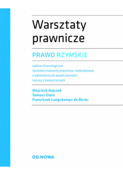 Warsztaty prawnicze. Prawo rzymskie