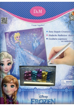 Kraina Lodu Obrazek II Elsa cekiny