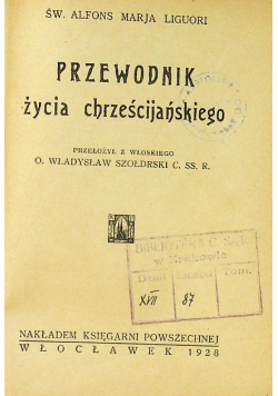 Przewodnik życia chrześcijańskiego 1928 r.