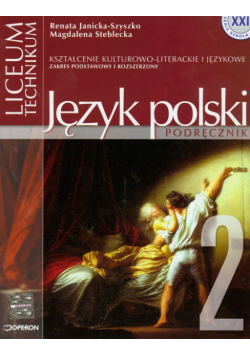 Język polski 2 Podręcznik Renesans Barok Oświecenie