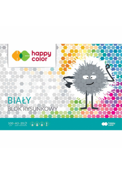 Paczka Blok rysunkowy biały A3 100g Happy Color 10sztuk