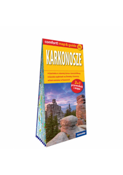 Karkonosze laminowany map&guide 2w1 przewodnik i mapa