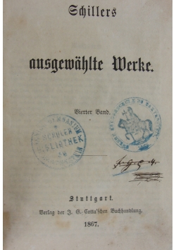 Ausgewählte werke, 1864