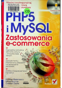 PHP5 i MySQL Zastosowanie e-commerce z CD
