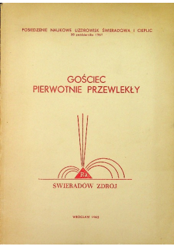 Gościec pierwotnie przewlekły Świeradów Zdrój