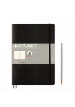 Notatnik B5 Leuchtturm1917gładki czarny