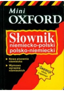 Słownik niemiecko polski polsko niemiecki Miniatura