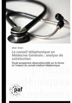 Le conseil téléphonique en médecine générale