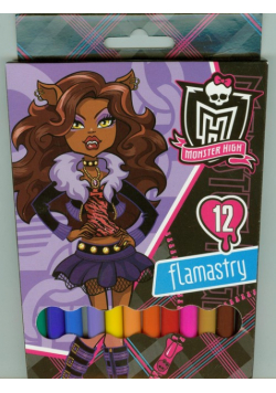 Flamastry Monster High 12 kolorów