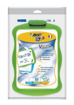 Tablica suchościeralna Bic Kids dwustronna zielona