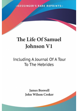 The Life Of Samuel Johnson V1