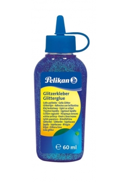 Klej z brokatem 60ml turkusowy