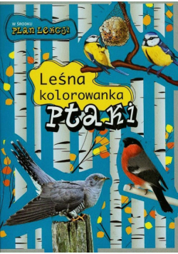 Ptaki Leśna kolorowanka