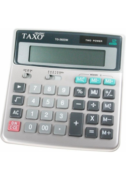 Kalkulator Taxo TG-392DM srebrny