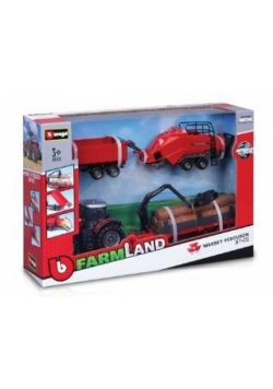 Tractor Gift Set Massey Ferguson 8740S BBURAGO
