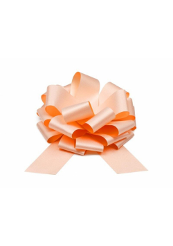 Kokarda dekoracyjna DIY jasny pudrowy róż 30cm