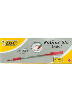 Round Stic Exact Czerwony 20 sztuk